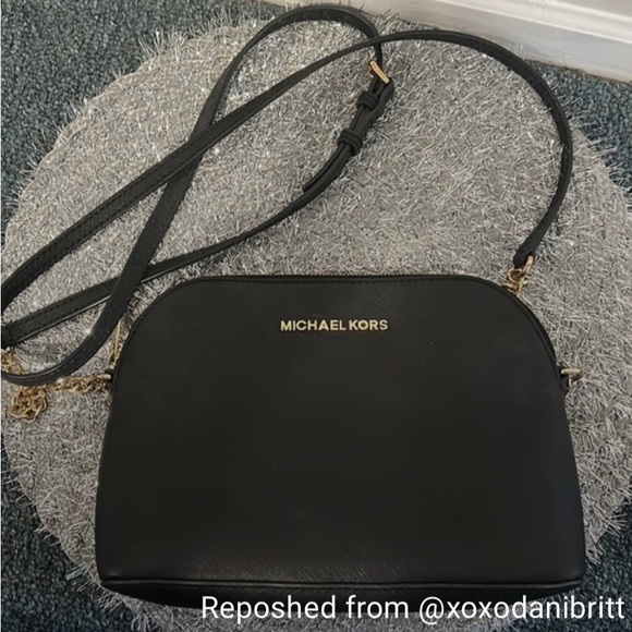 Michael Kors Black Leather Crossbody - Picture 12 of 12
